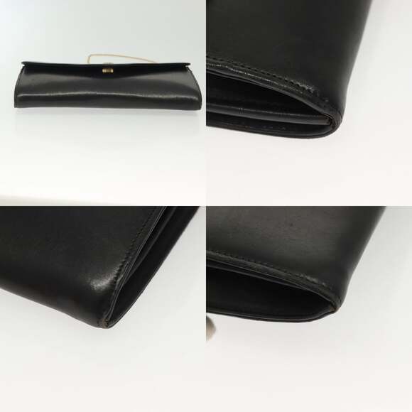 DIOR Chain Shoulder Bag Leather Black Gold - Picture 10 of 13